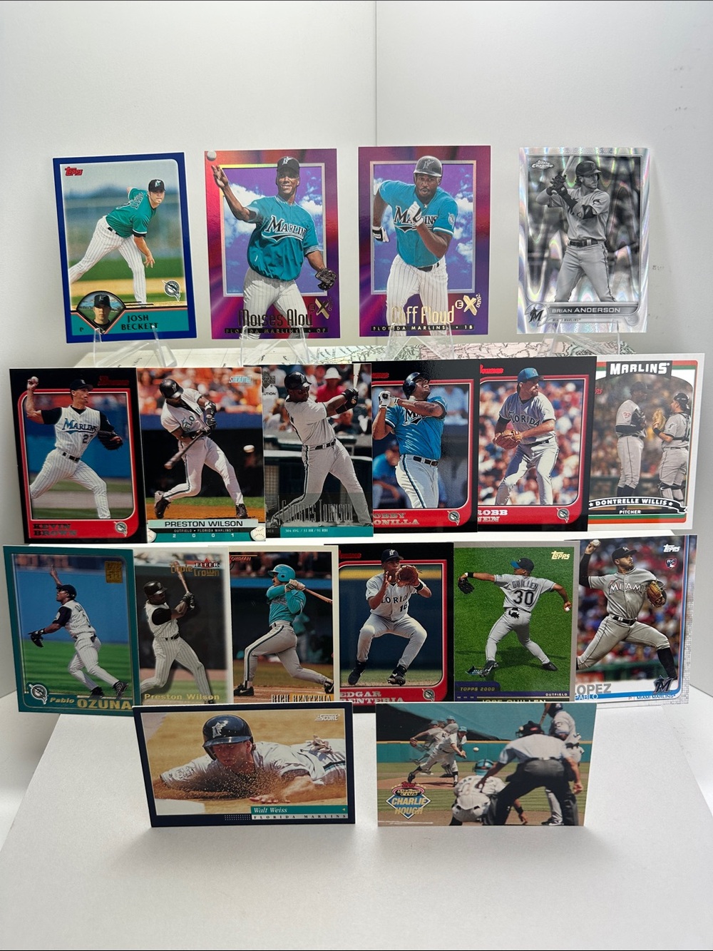 Florida/Miami Marlins lot of 18 stars of yesterday